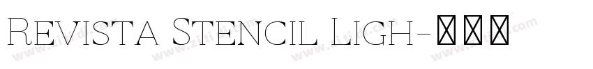Revista Stencil Ligh字体转换